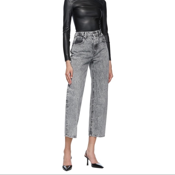 Alexander Wang Denim - Alexander Wang Grey Curb Jeans